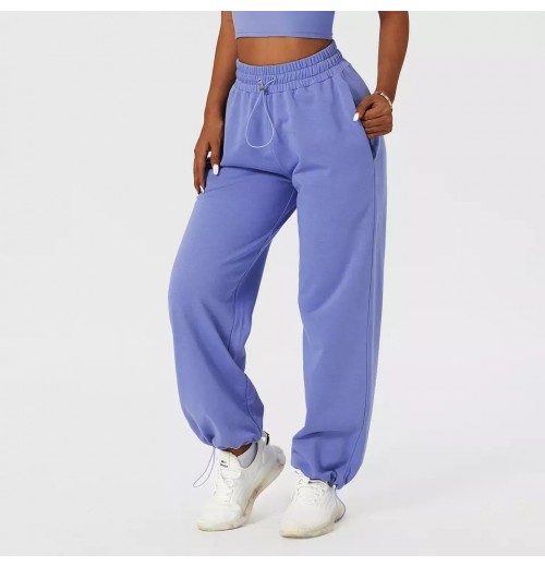 custom plus size flared women's pants & trousers wide leg pant women casual formal stacked track sweat jogger pants