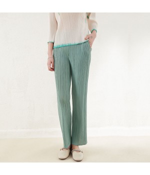 Miyake pleated Top selling summer loose pants pleated women casual pants women's pants & trousers