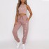 Women Fleece Jogger Pants Customized Drawstring women's pants & trousers Street Wear High Waist Running Ladies Sweat Pants