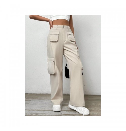 High Waist Cargo Pants Women Streetwear Oversized Cargo Pants Street Wear Casual Baggy Pants