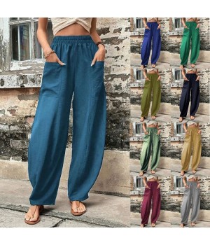 Beautiful design women's pants trousers baggy pants women cargo pants with side pockets daily wear