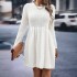 2024 Autumn And Winter Popular Women's Clothing Solid Color Women Casual Career Sweater Dress For Women