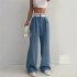 all match high waist casual loose wide leg pants summer 2023 women clothing women's pants & trousers