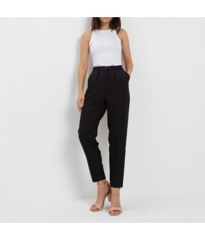 Factory custom-made fashionable casual women's trousers, straight slim trousers with pockets