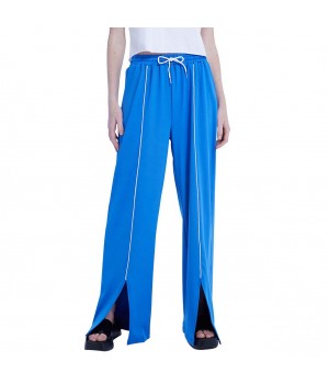 Custom Essential Plus Size Women's Pants & Trousers Oversized Baggy Flare Straight Wide Leg Sweatpants Track Pants for Women